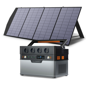 powerstation mit solarpanel